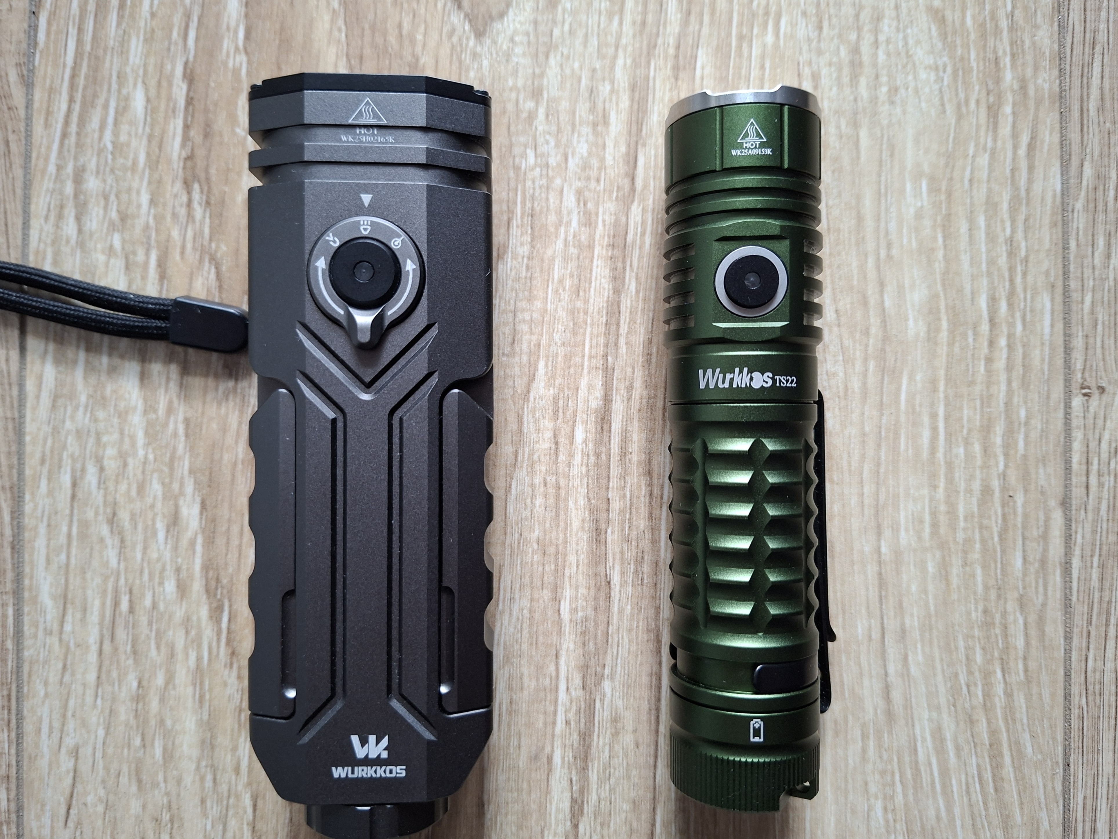 Featured image for Wurkkos TS22 vs HD02 Flashlights: Main LED and Beam Comparison